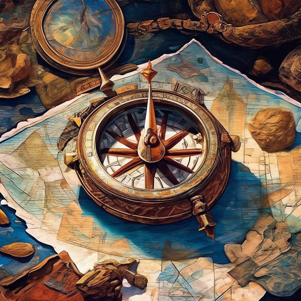 Изображение сгенерировано в нейросети Шедеврум на канале Попутный ветер - компас