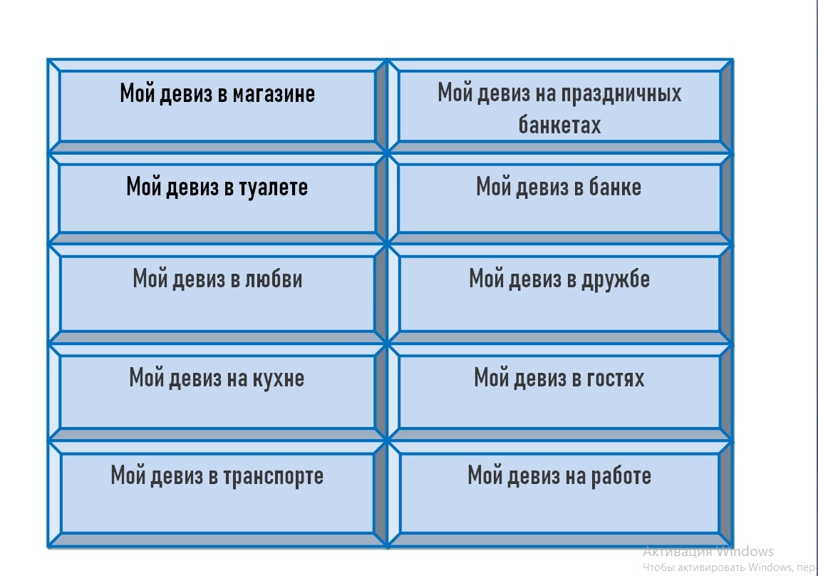 Вариант карточек вопрос 