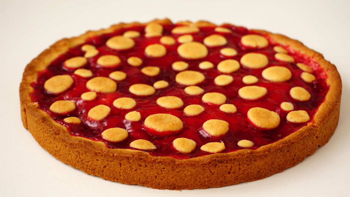 Песочный пирог с вареньем (канал дзен "Рецепты и Советы")
