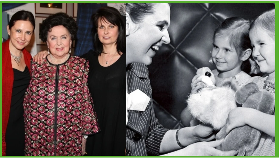 Галина Вишневская с дочками/ фото https://www.kp.ru