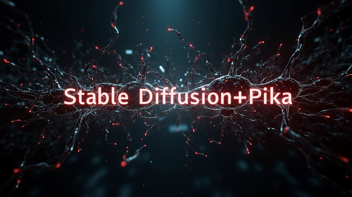 Нейросети Stable Diffusion + нейросеть Pika