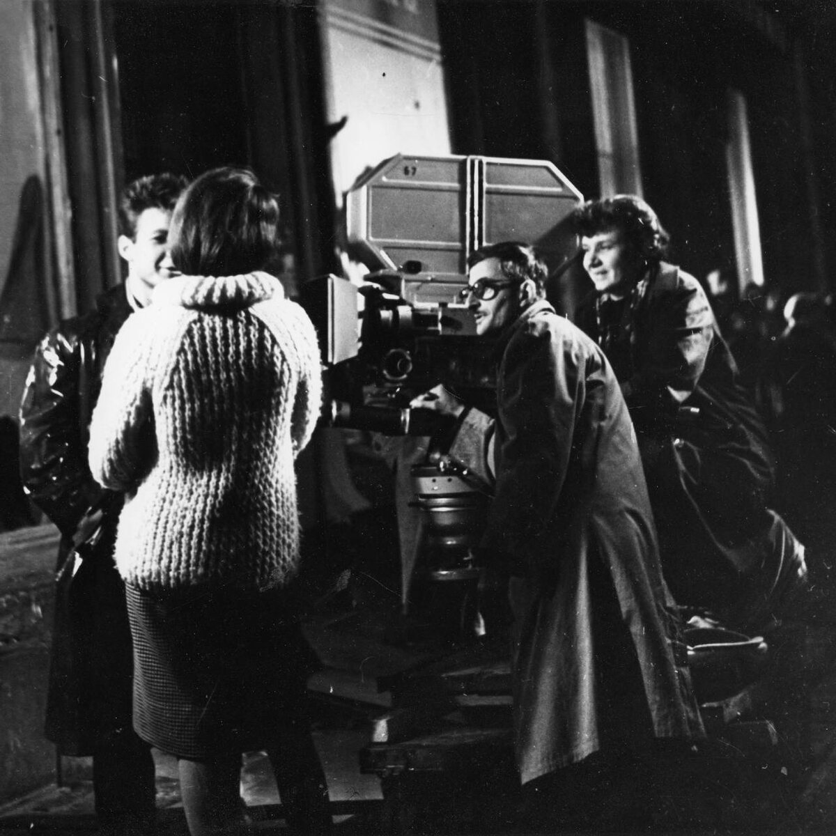 На съёмках х/ф «Мне двадцать лет»