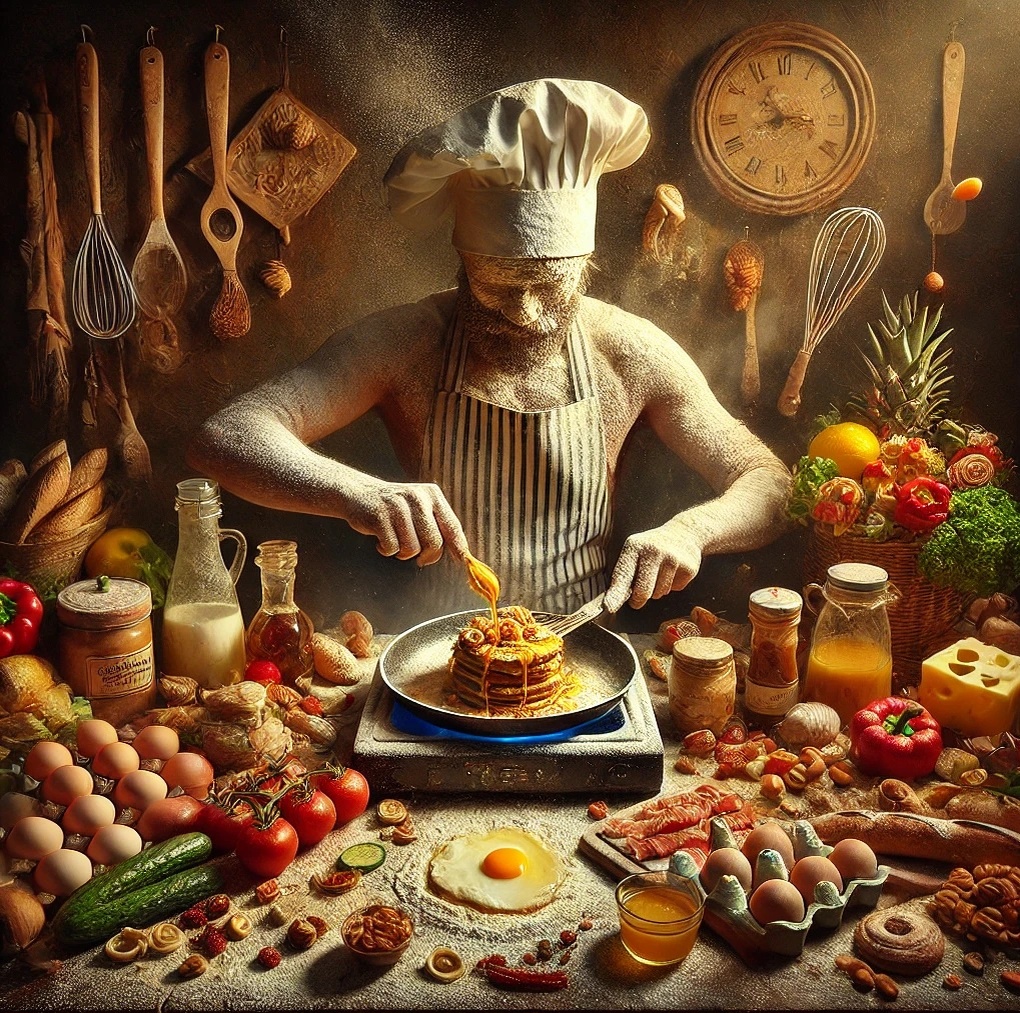 Картина как пример того что примерно было на кухне