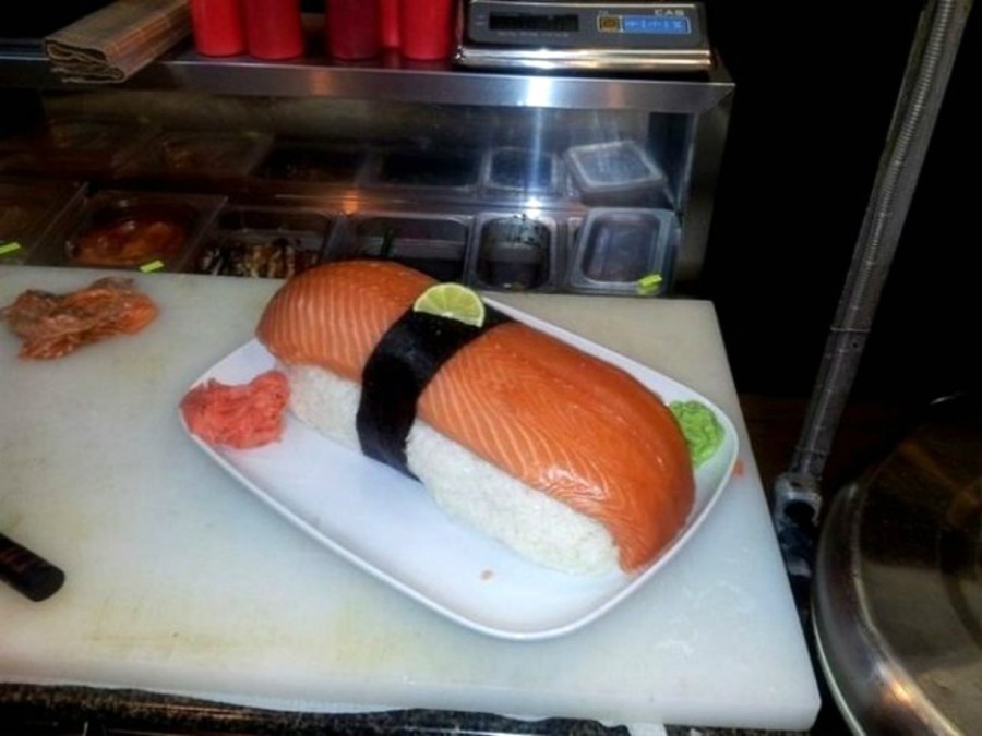 Когда решил сделать суши побольше чем обычно!