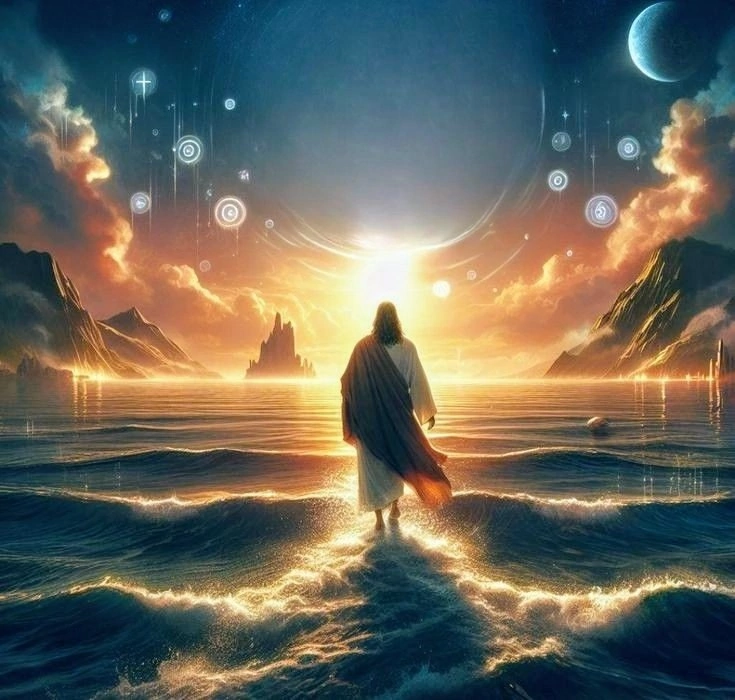 «Видишь там, на горе, возвышается крест. Под ним десяток солдат. Повиси-ка на нём. А когда надоест, возвращайся назад, гулять по воде со мной».