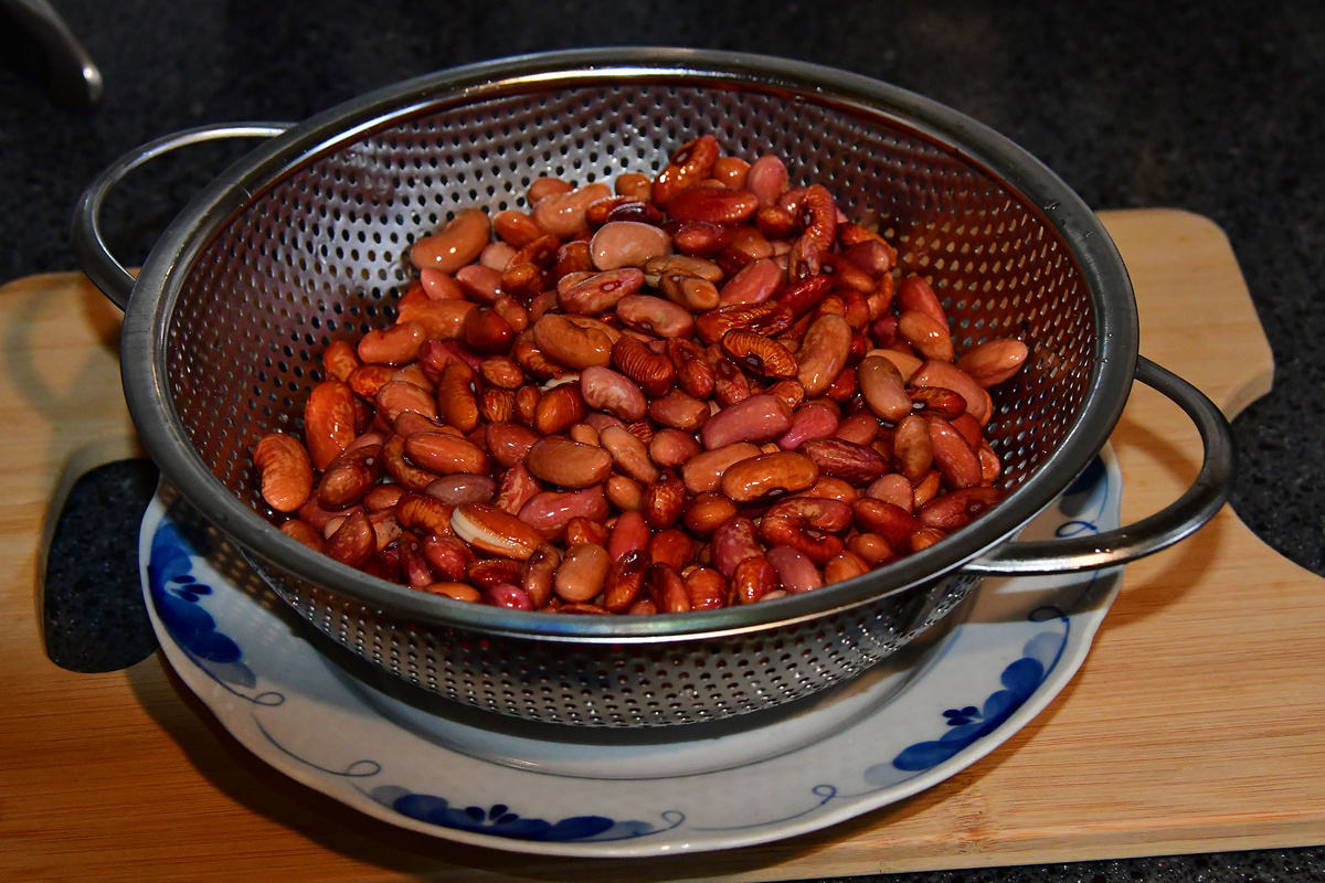 Промываем фасоль