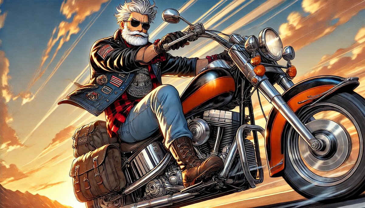 Кожаная мото-сумка на бедро