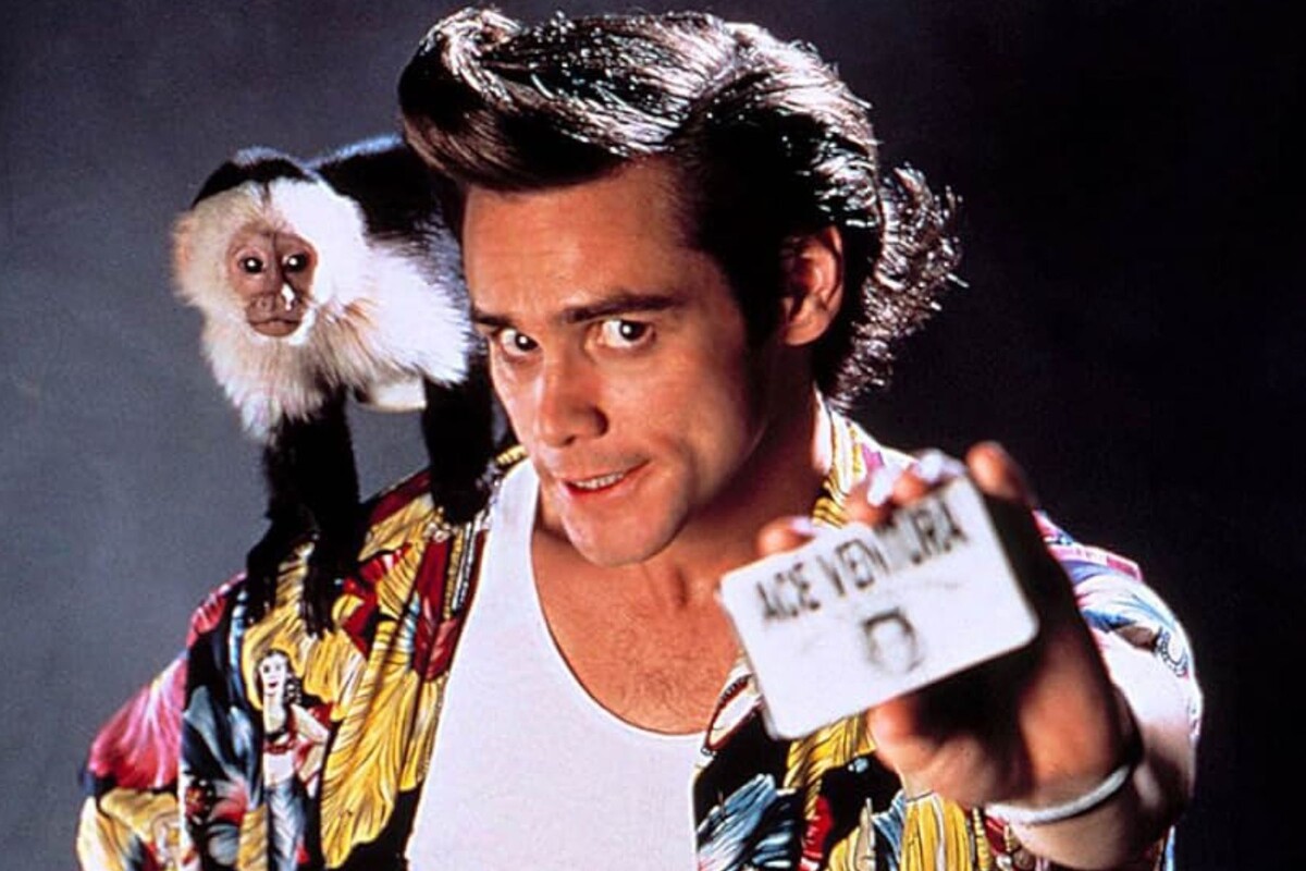 Джим Керри в роли частного детектива Эйса Вентуры