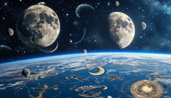 Лунный знак зодиака — это сектор на кругу небесной сферы, в котором находилась Луна в момент вашего рождения. Фото © «Шедеврум»