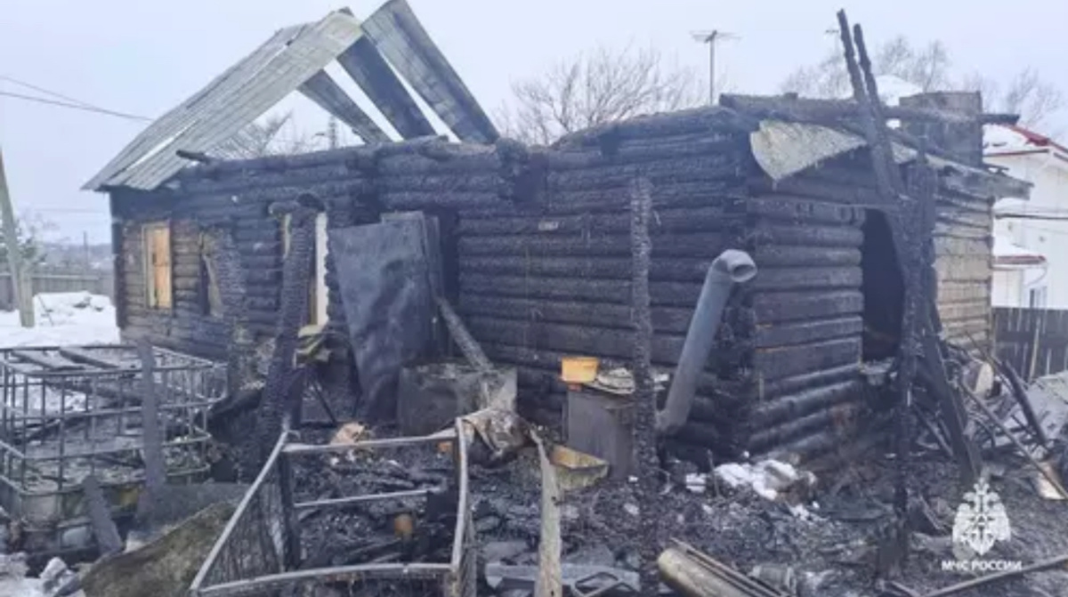 Фото: МЧС Хабаровского края. Пожар в доме