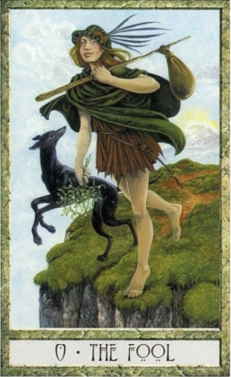 Карта Дурак колода Ремёсла друидов.