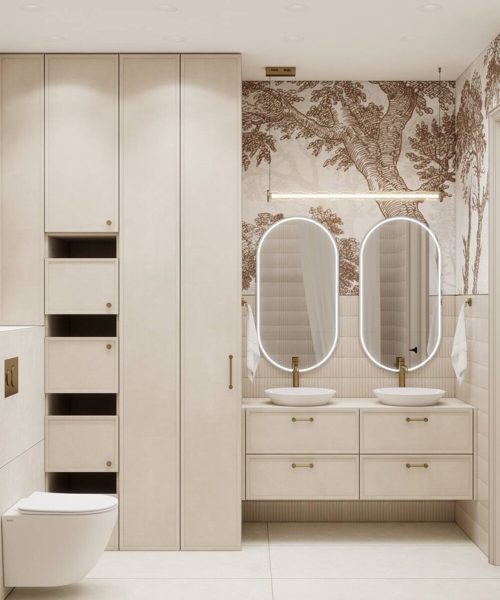 Моя работа в качестве дизайнера/визуализатора; проект квартиры в Санкт-Петербурге