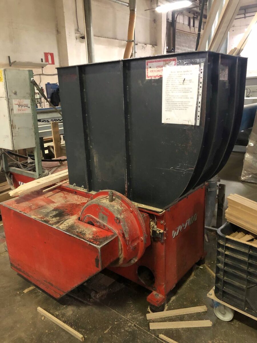 Промышленный шредер. Поставку осуществила компания Грин Терра Машинери