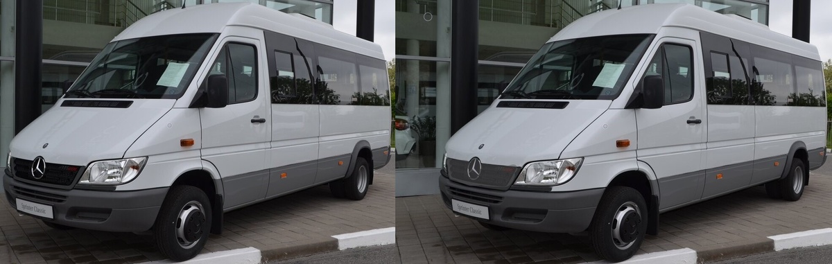 Варианты покраски передней решетки и "ресниц" фар