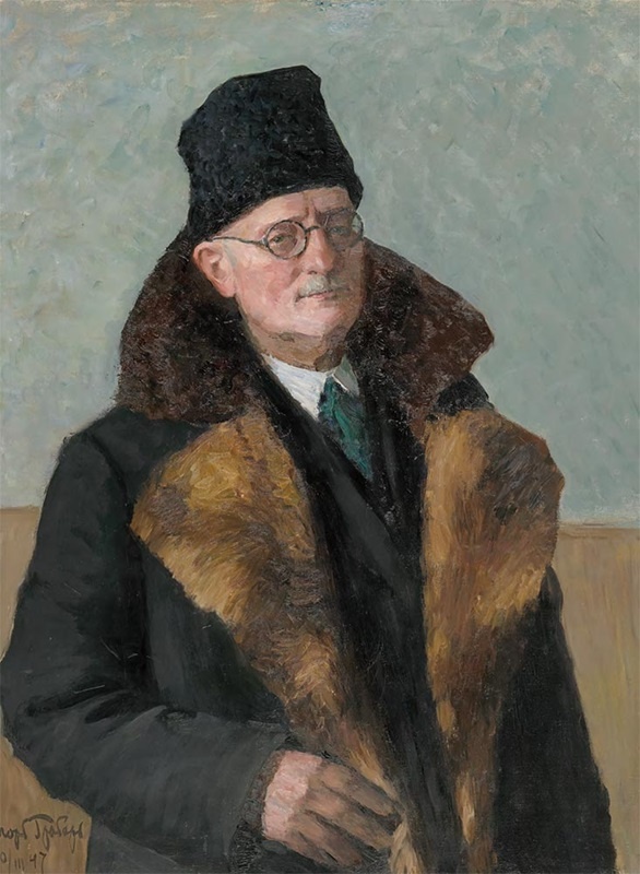 #painting #живопись #Grabar_Self_portrait #Грабарь_Автопортрет_в_шубе
