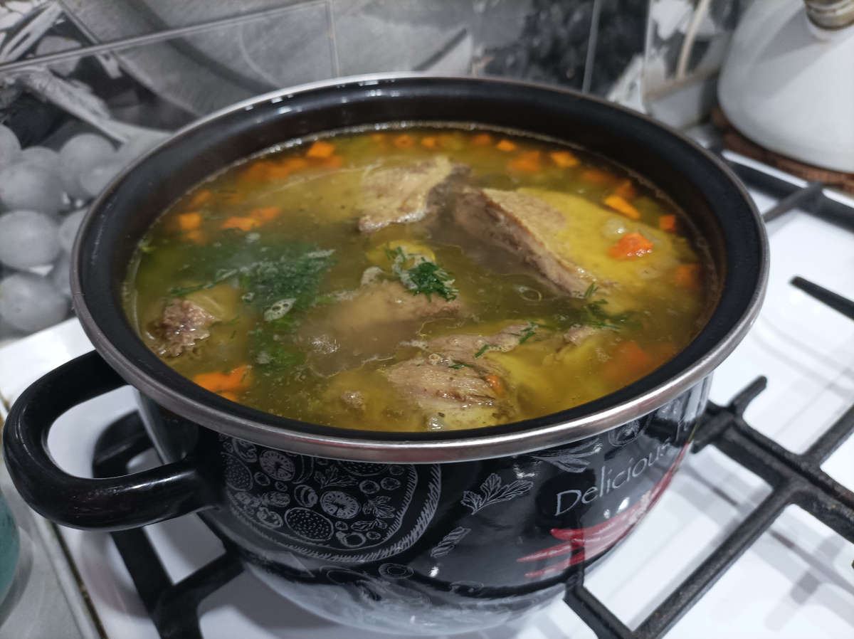 Суп с уткой