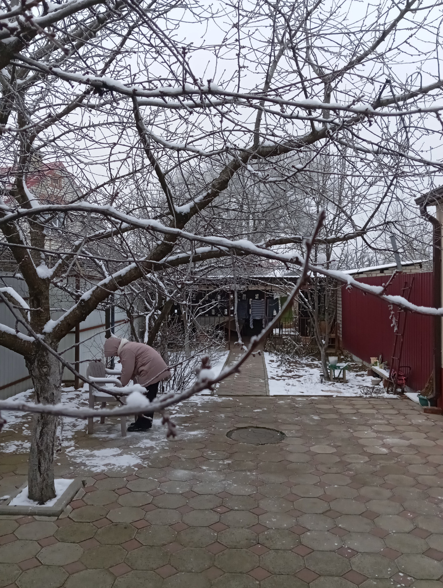 Мой зимний дворик. 