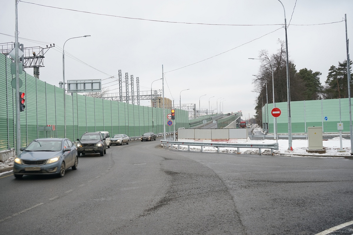  Развязка ул. Лесная и нового путепровода в декабре 2024 года, фото автора
