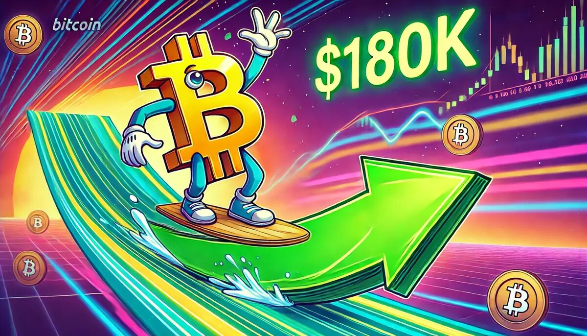  Фото создано - foreck.info | Прогноз курс Биткоина: цель в 180,000$ до 2025 года
