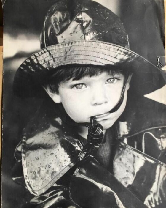 Венсан Кассель в детстве. / Фото: ru.pinterest.com