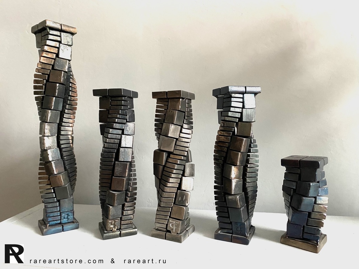 Скульптура "ДНК" из экспозиции галереи rareartstore.com Автор: Туманов С. А. 