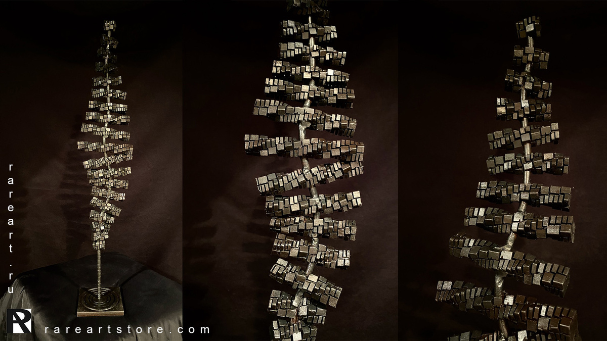 Скульптура "Черное перо" из экспозиции галереи rareartstore.com Автор: Туманов С. А. 