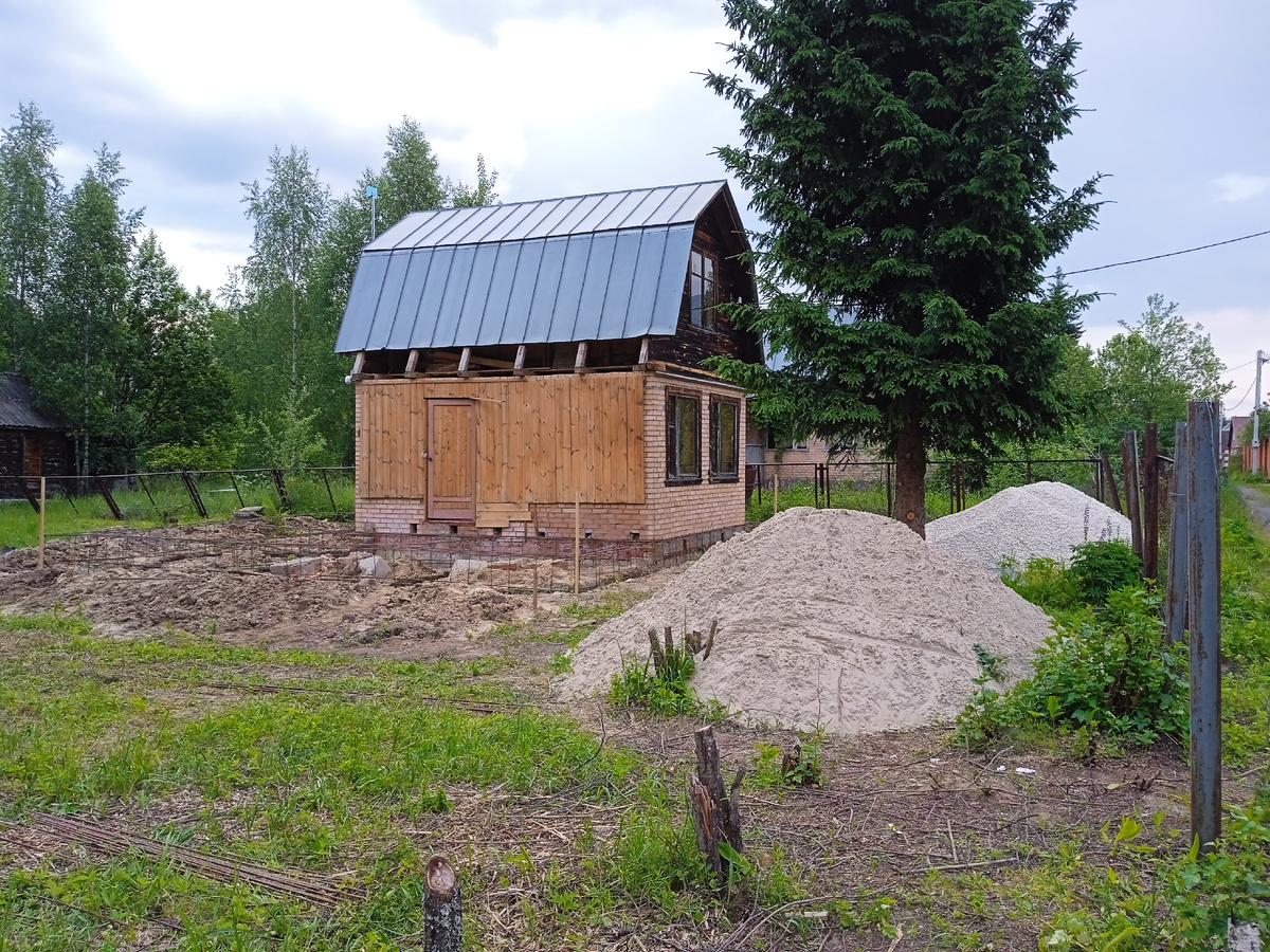 Первый этап активного строительства.