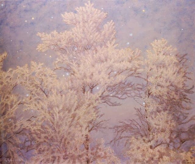 Густав Фьюэстад "Зимняя ночь" (1920-ые)