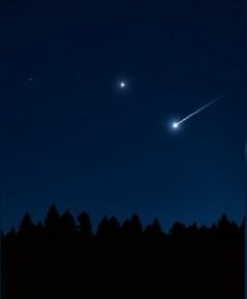 Я увидала в небе яркую звезду, что отзенита движется упямо. Амамина звезда ушла за горизонт ... Создан ИИ