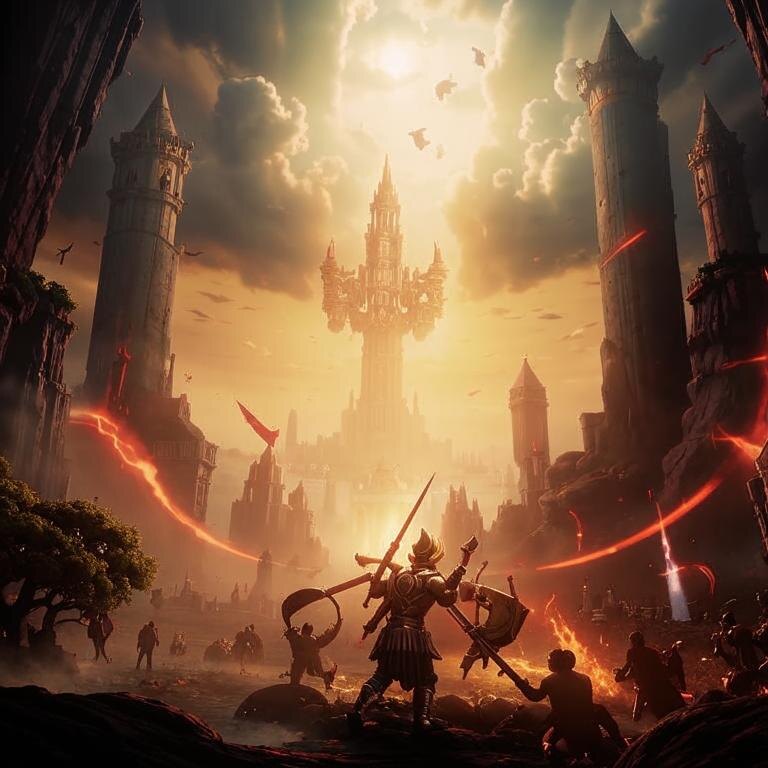 Вот так выглядит битва на поле Вингрид по мнению GigaChat