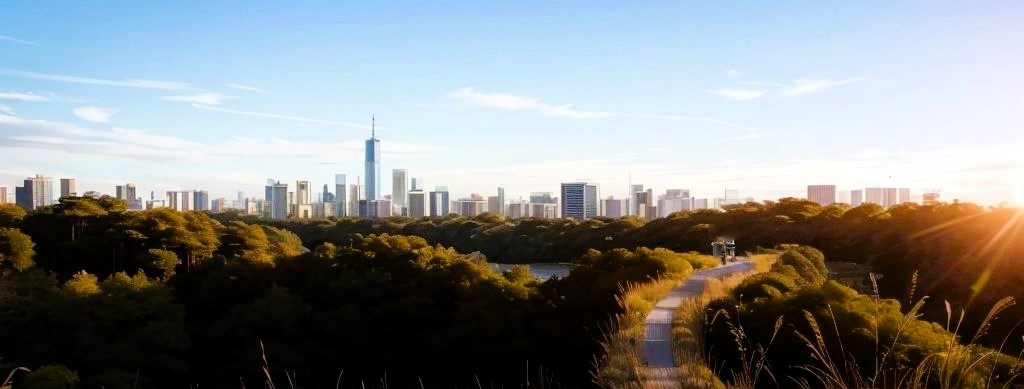 Аманор со стороны восточных пустошей, на переднем плане тропа Ожерелья.