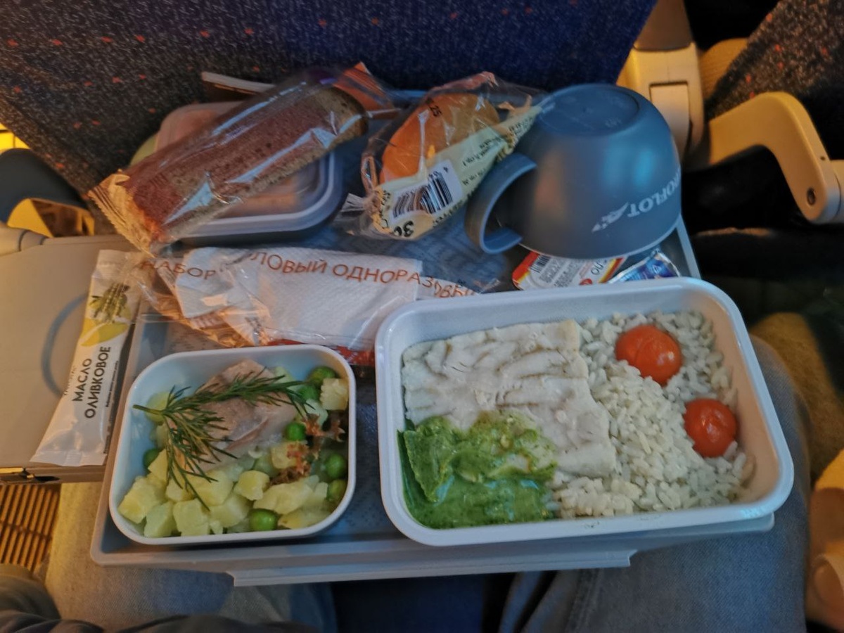 На ужин выбор рис с рыбой или курица с кус-кусом