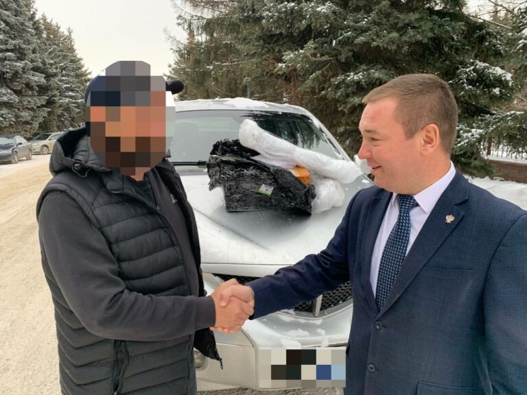    Жители Бугуруслана передали необходимое оборудование бойцу СВО с позывным «Горыныч» Марина Шарт