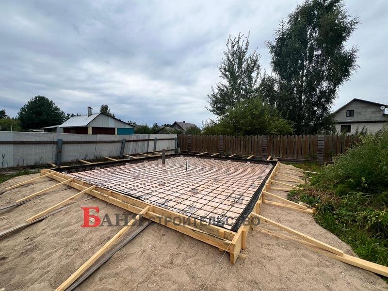 Фундамент бани