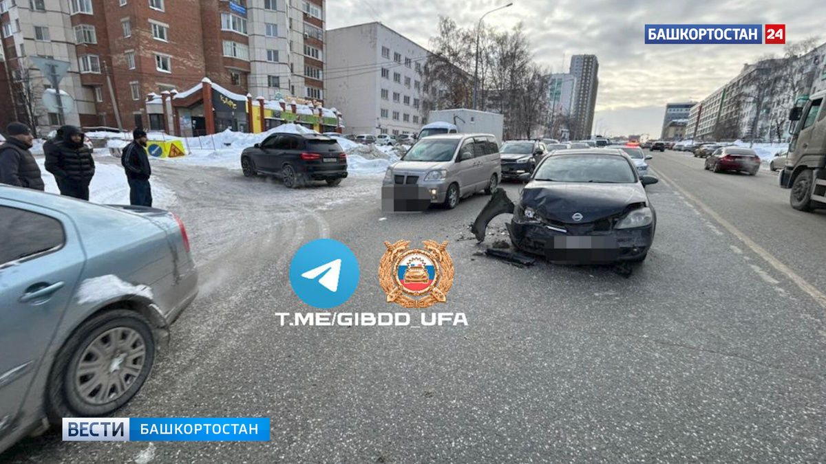    Двухмесячный ребенок попал в больницу после ДТП на улице Комсомольской в Уфе