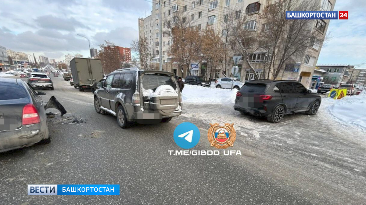    Двухмесячный ребенок попал в больницу после ДТП на улице Комсомольской в Уфе