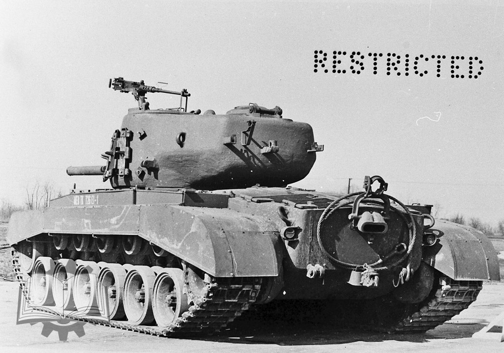 Как и T25E1, этот танк имел планетарную коробку передач.