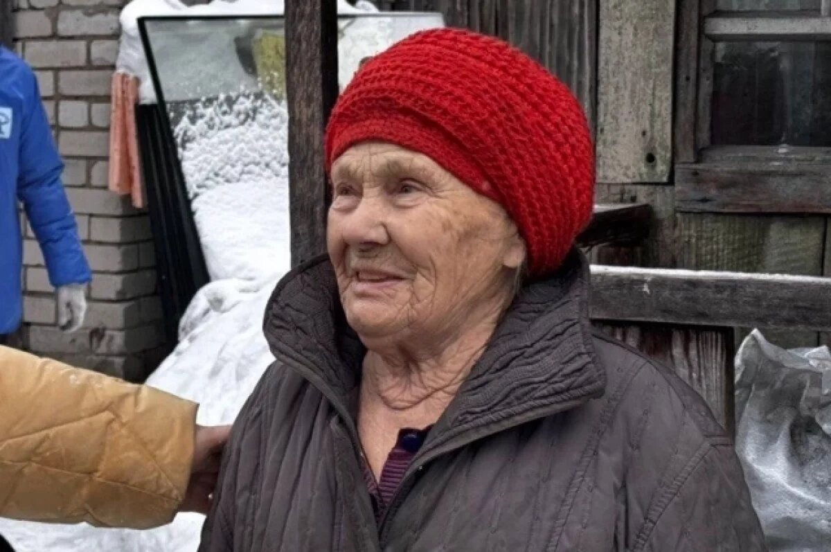    89-летняя Антонида Кузьменко живет в посёлке Лебяжьем.