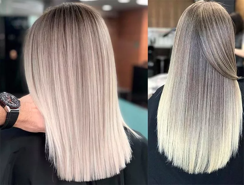 Техника air touch, которая скроет седые волосы