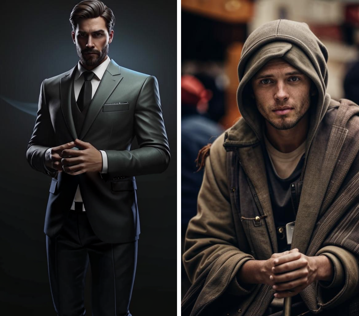 Слева - не экономил на теплоизоляции, справа - не экономил на отоплении.