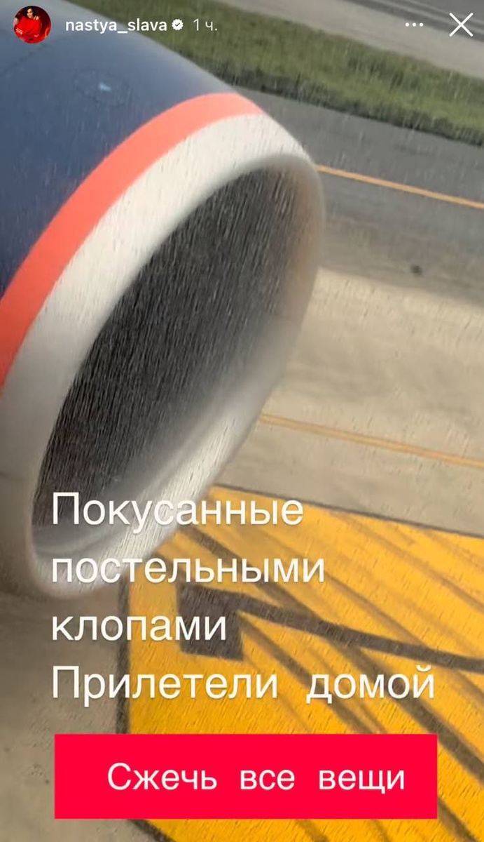 Из соцсетей певицы Славы