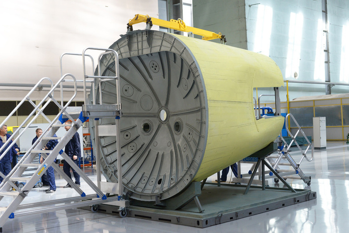 Подкилевой отсек МС-21