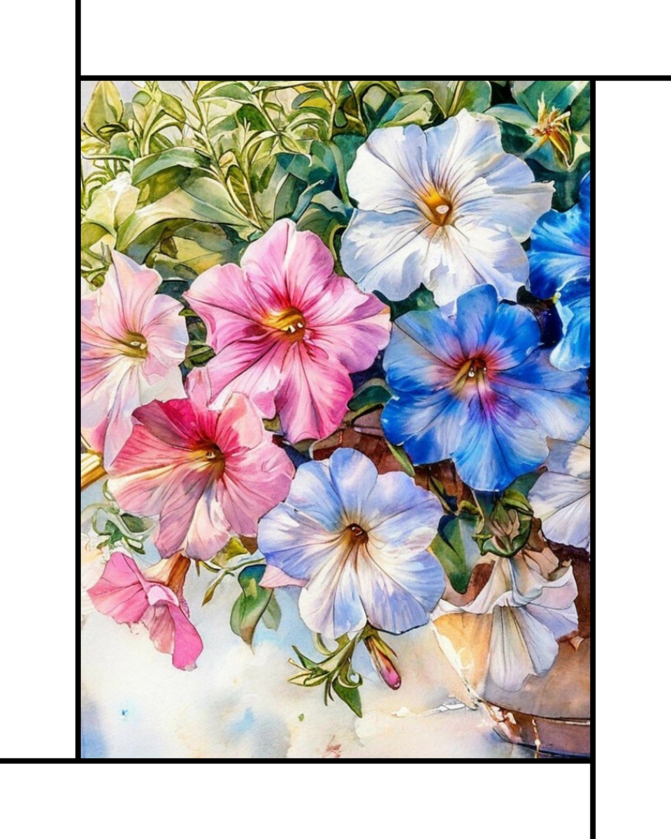 Красавицы петунии 