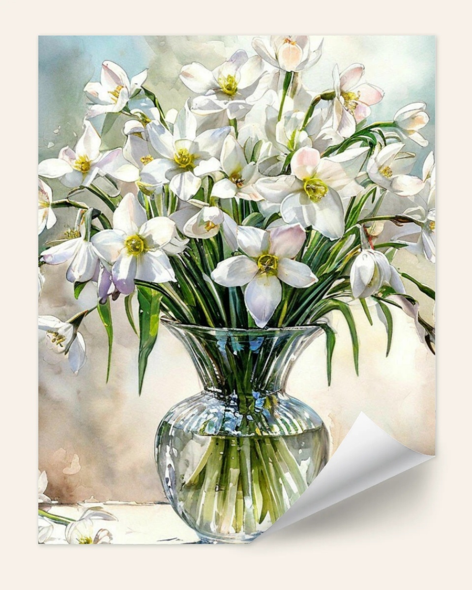 Букет подснежников 