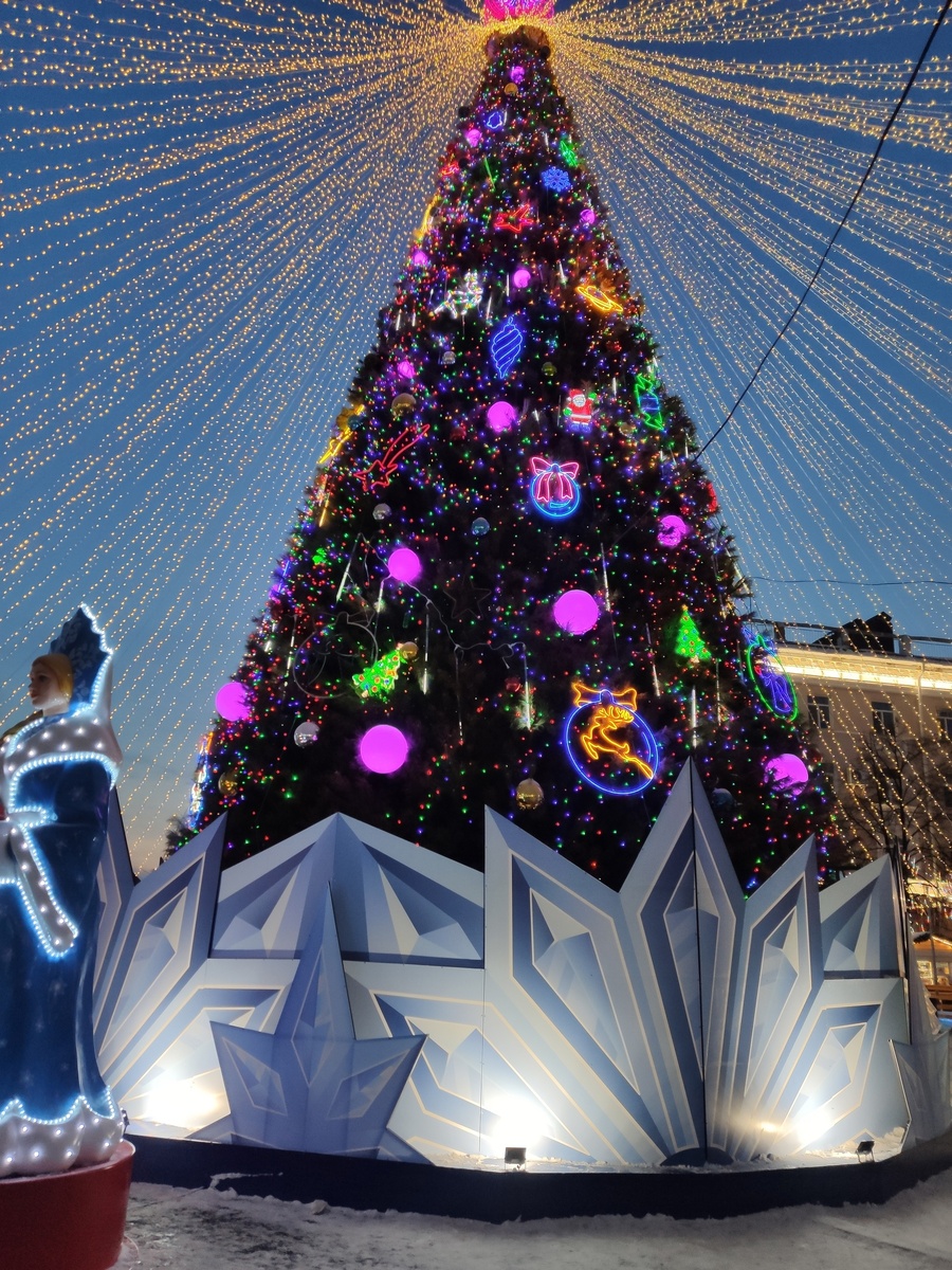 Курганская ёлка. Фото моей мамы