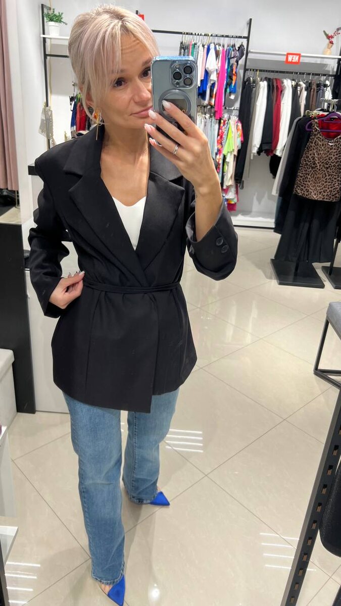 Жакет с асимметрией 