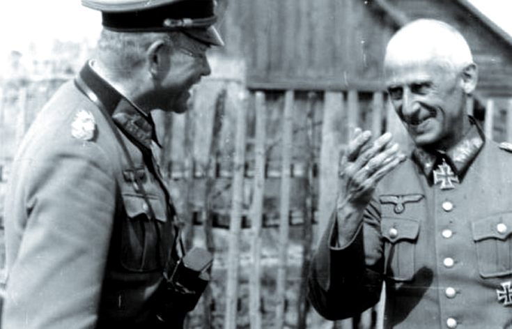 Командующие танковыми группами Хайнц Гудериан и Герман Гот накануне вторжения в СССР.
