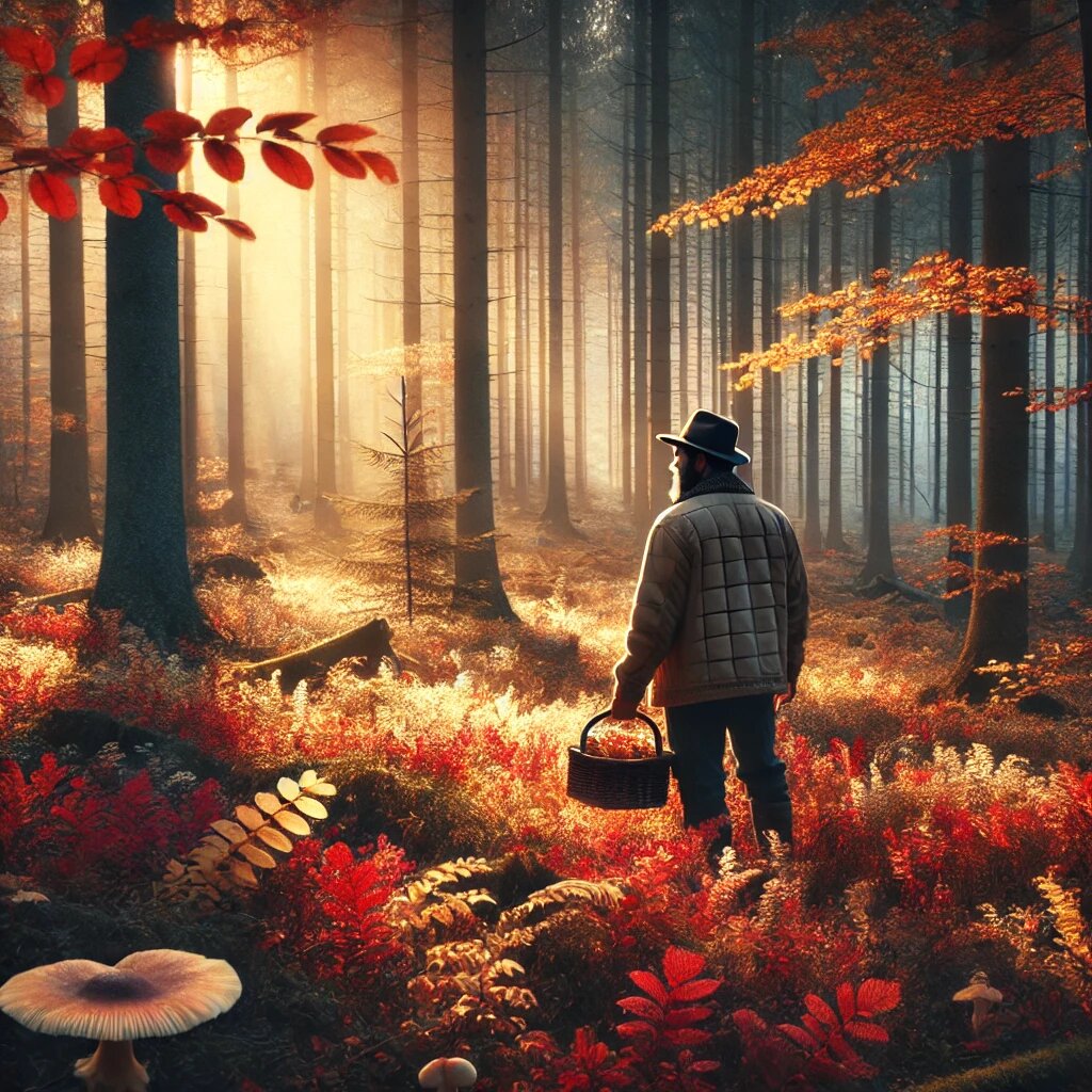 Красивый осенний лес