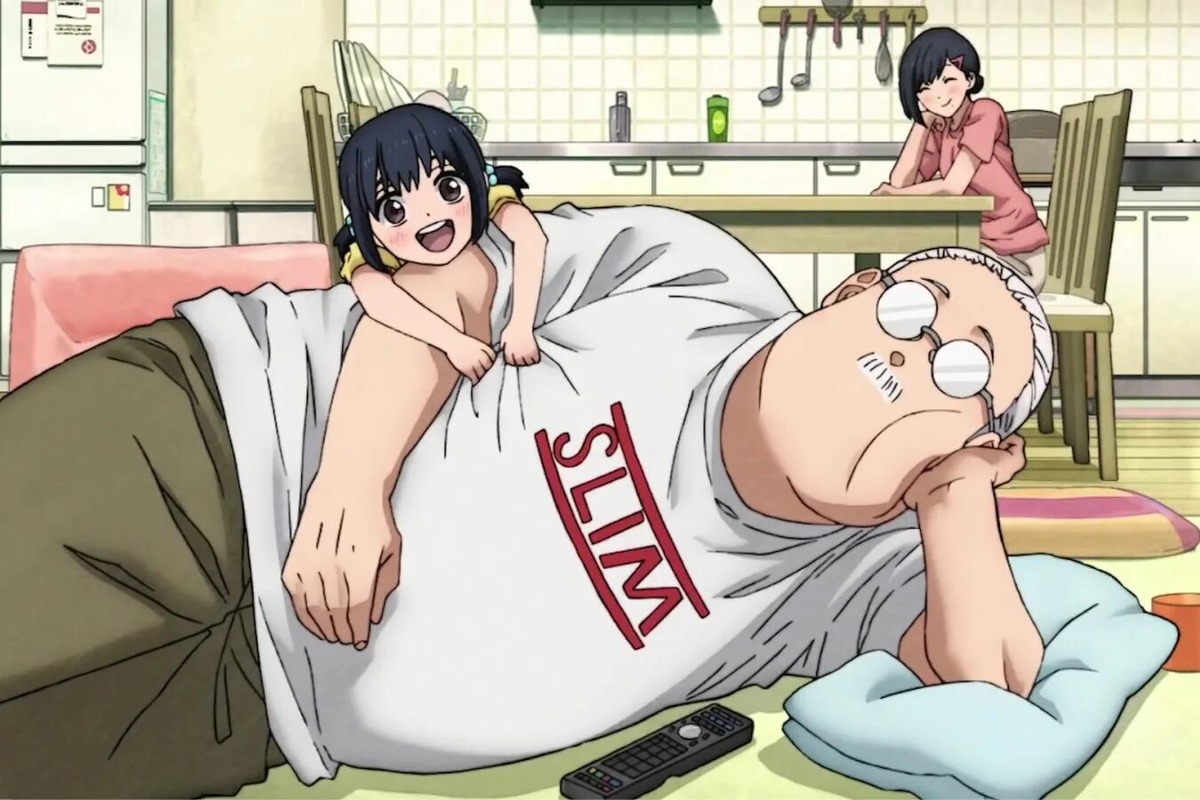 Собственно сам Сакомото и его семья.