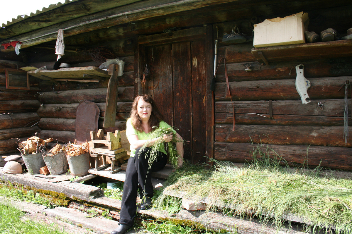 Амбар с сеновалом